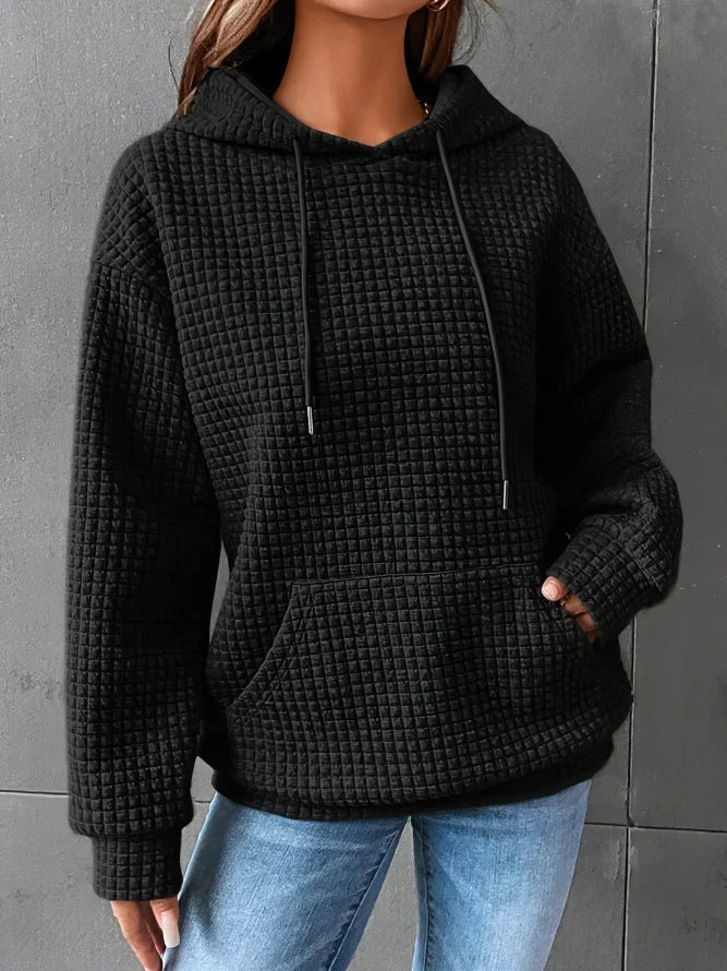 Hoodie Damen atmungsaktiv mit Kapuze und Kängurutasche