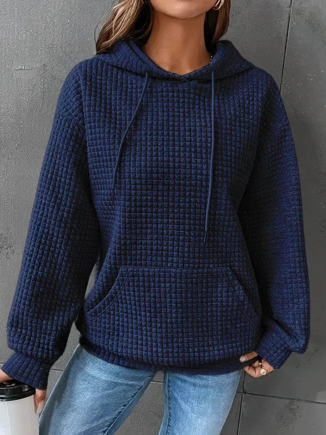 Hoodie Damen atmungsaktiv mit Kapuze und Kängurutasche