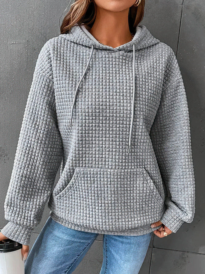Hoodie Damen atmungsaktiv mit Kapuze und Kängurutasche