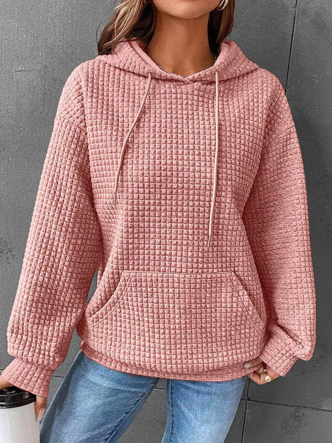 Hoodie Damen atmungsaktiv mit Kapuze und Kängurutasche