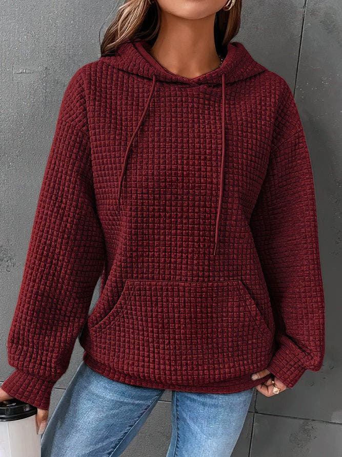 Hoodie Damen atmungsaktiv mit Kapuze und Kängurutasche