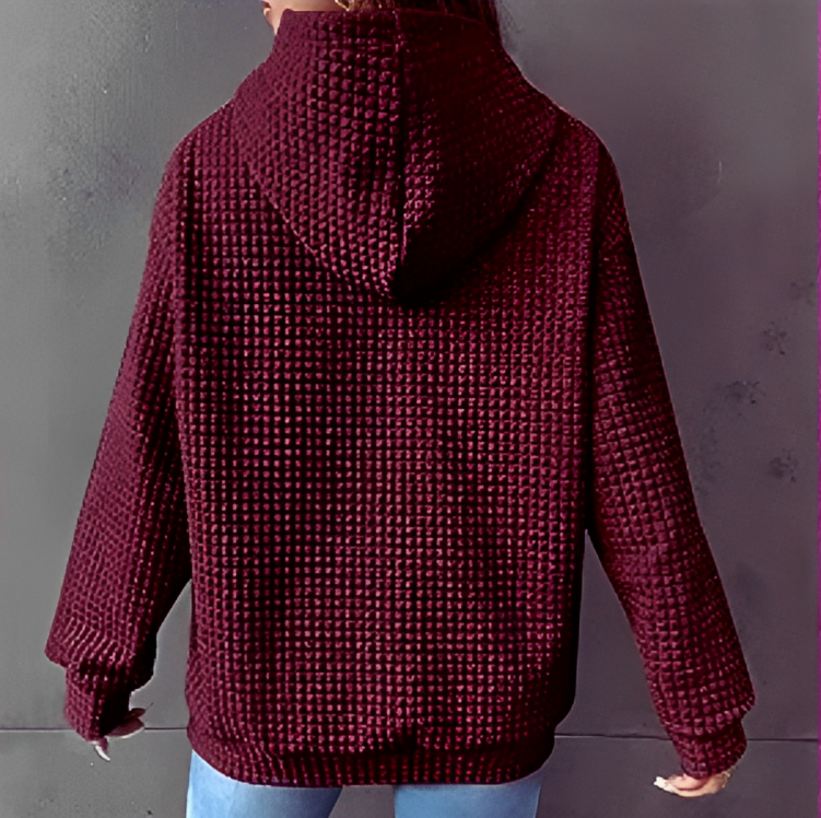 Hoodie Damen atmungsaktiv mit Kapuze und Kängurutasche