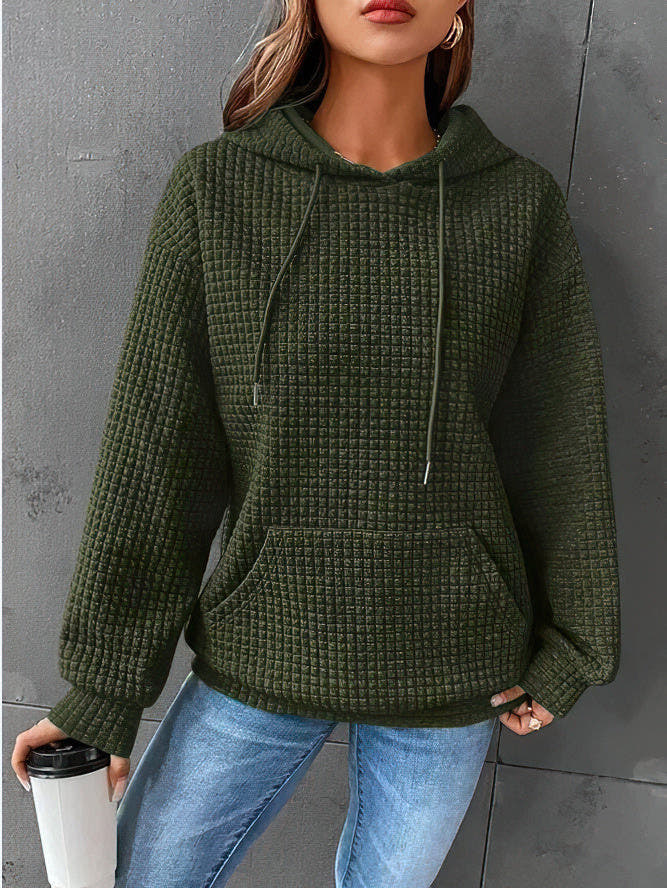 Hoodie Damen atmungsaktiv mit Kapuze und Kängurutasche