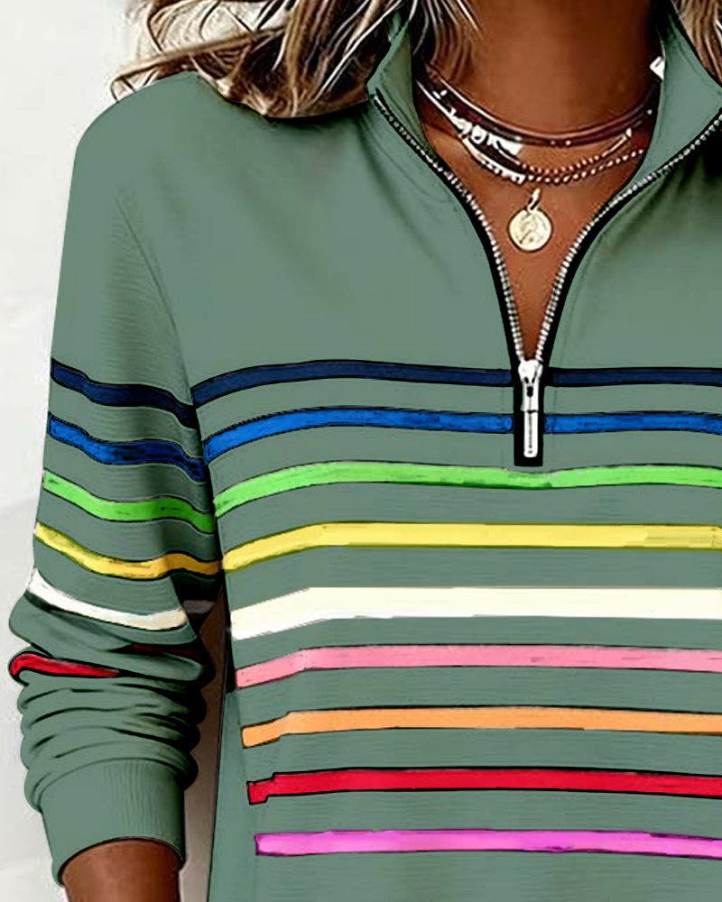 Hoodie Damen aus Baumwollmischung, locker mit Stehkragen