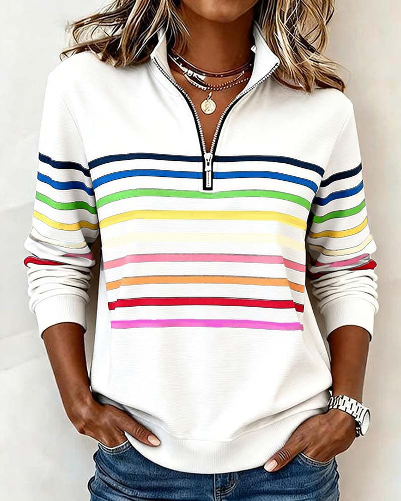 Hoodie Damen aus Baumwollmischung, locker mit Stehkragen