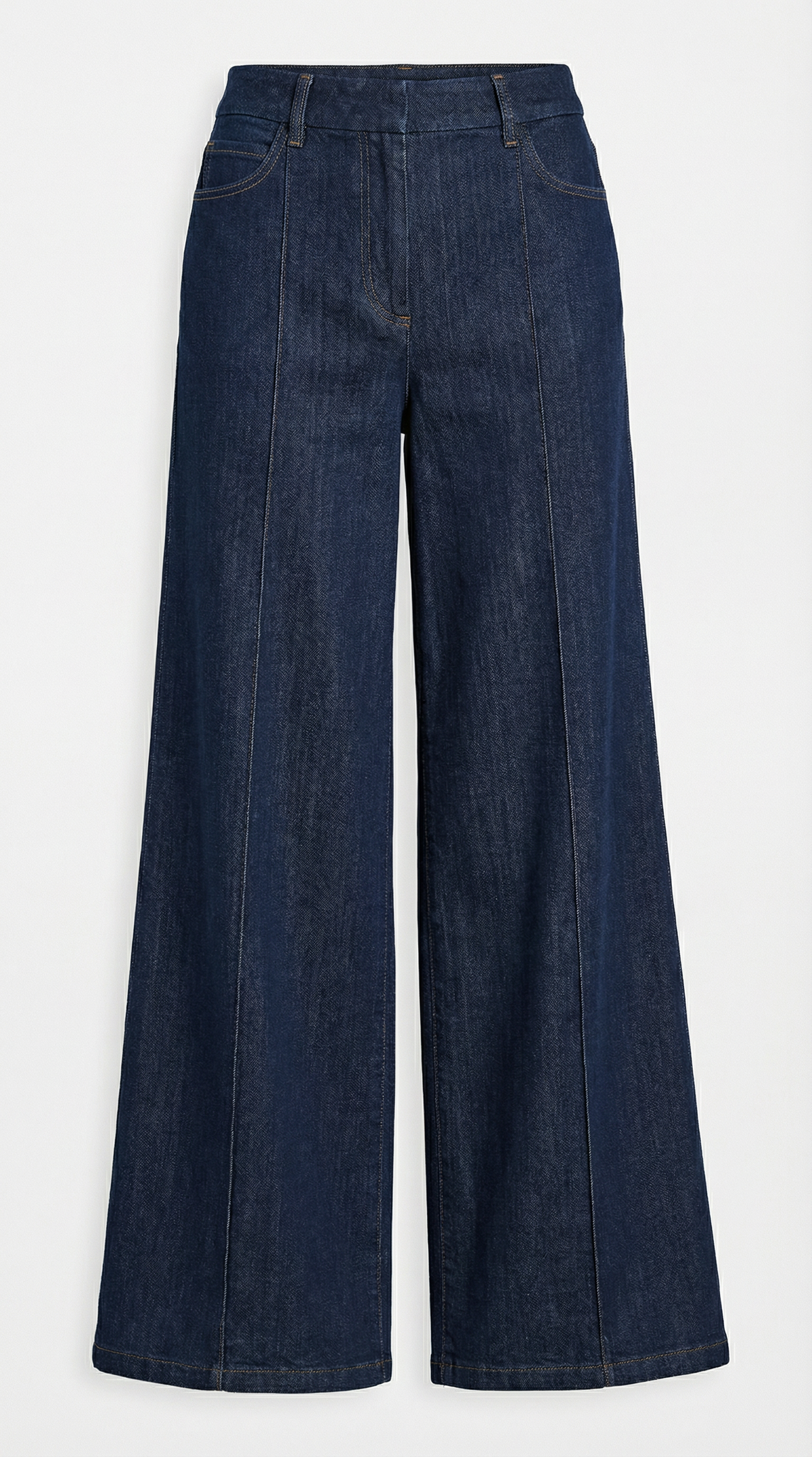 Jeans mit weitem Bein und hoher Taille für Damen