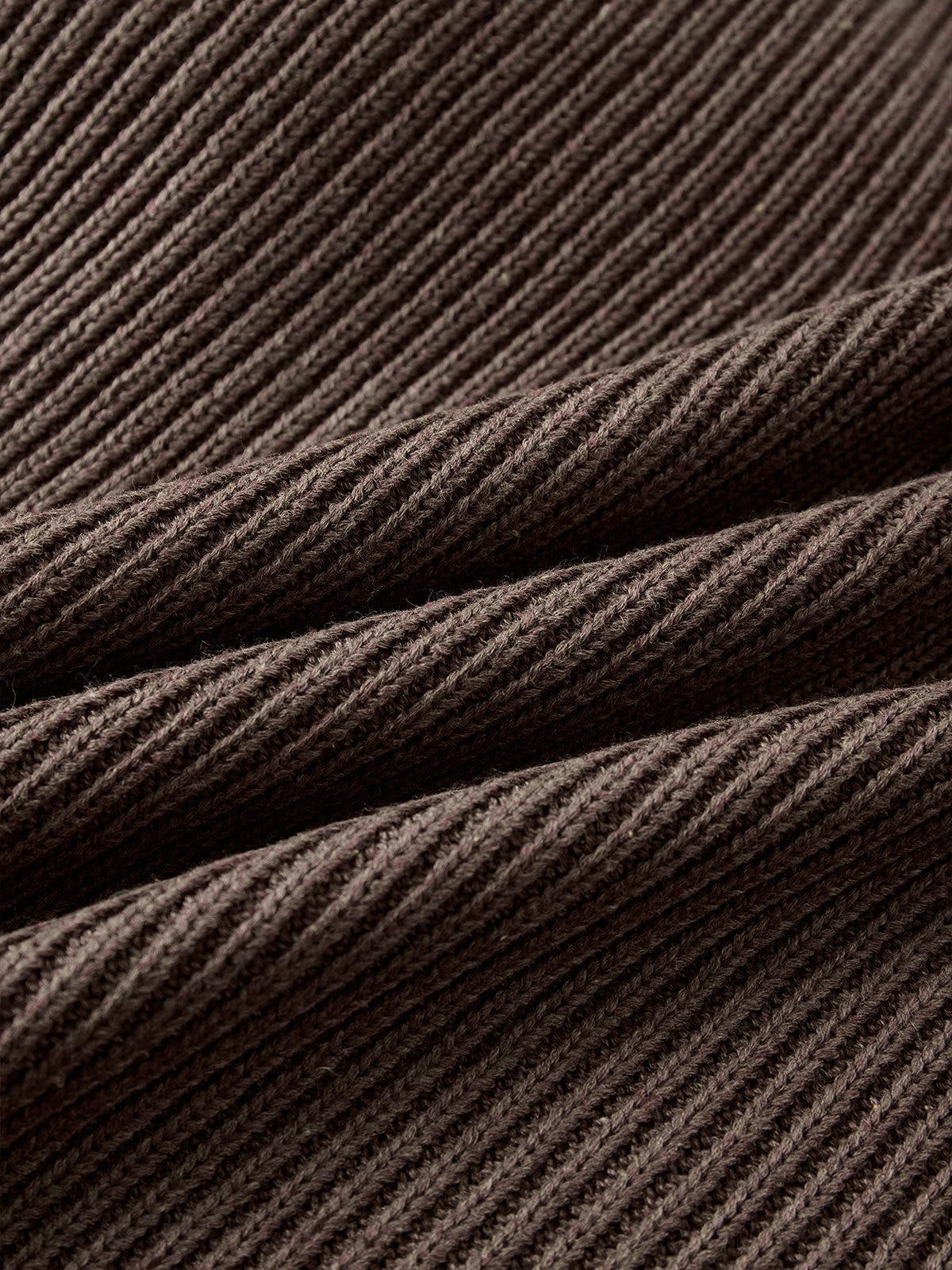 Strickkleid mit Rollkragen und Spitzenrüschen am Saum für Damen