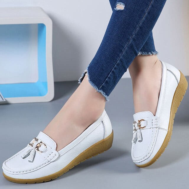 Loafer Damen orthopädisch mit weichem Futter, Freizeitschuhe