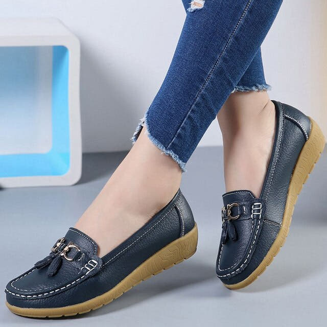 Loafer Damen orthopädisch mit weichem Futter, Freizeitschuhe