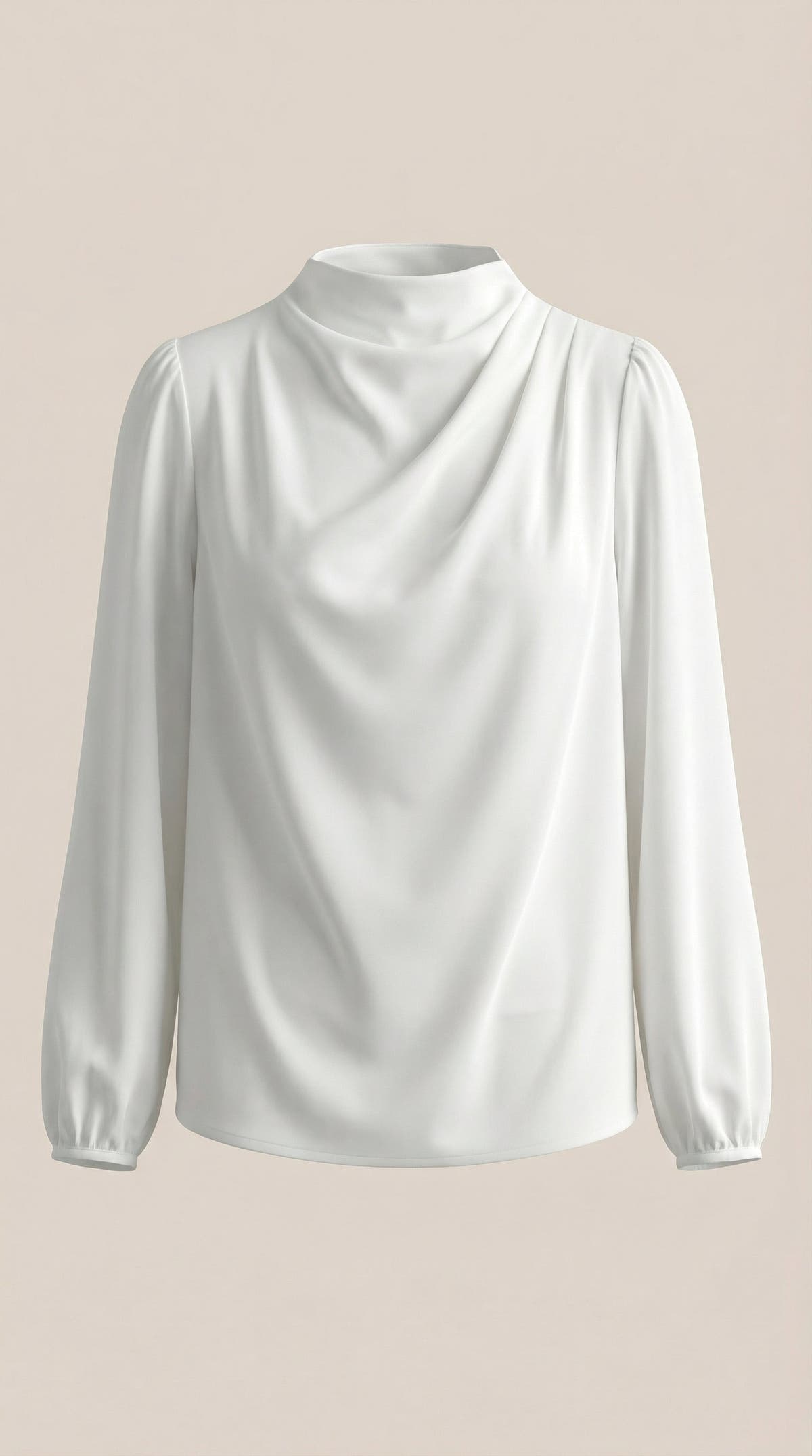 Bluse mit Drapierung und Raffung am Ausschnitt für Damen