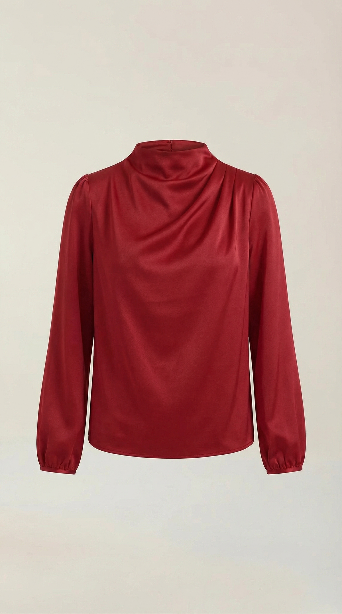 Bluse mit Drapierung und Raffung am Ausschnitt für Damen