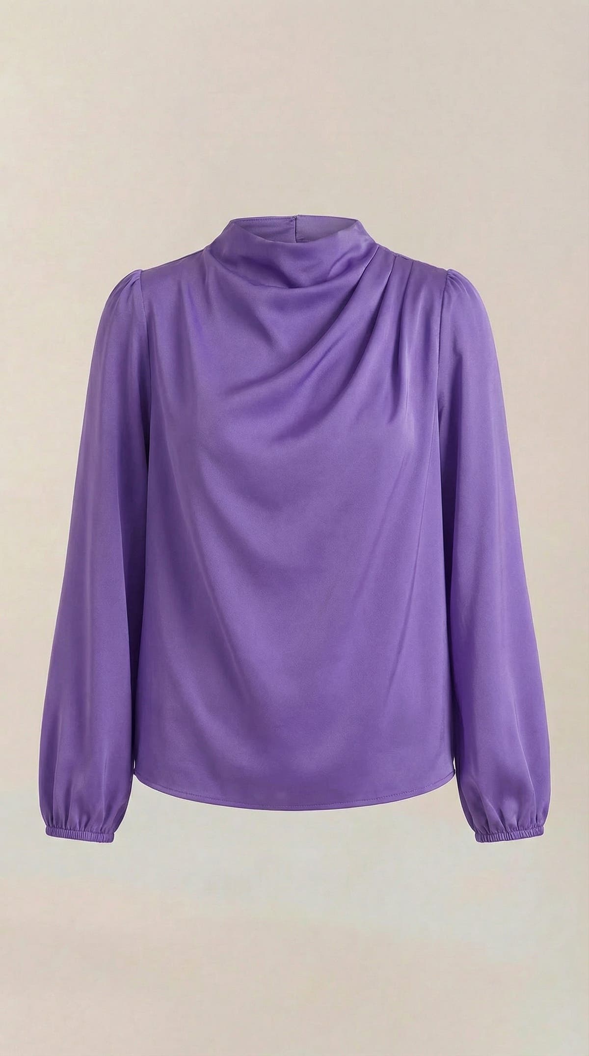 Bluse mit Drapierung und Raffung am Ausschnitt für Damen
