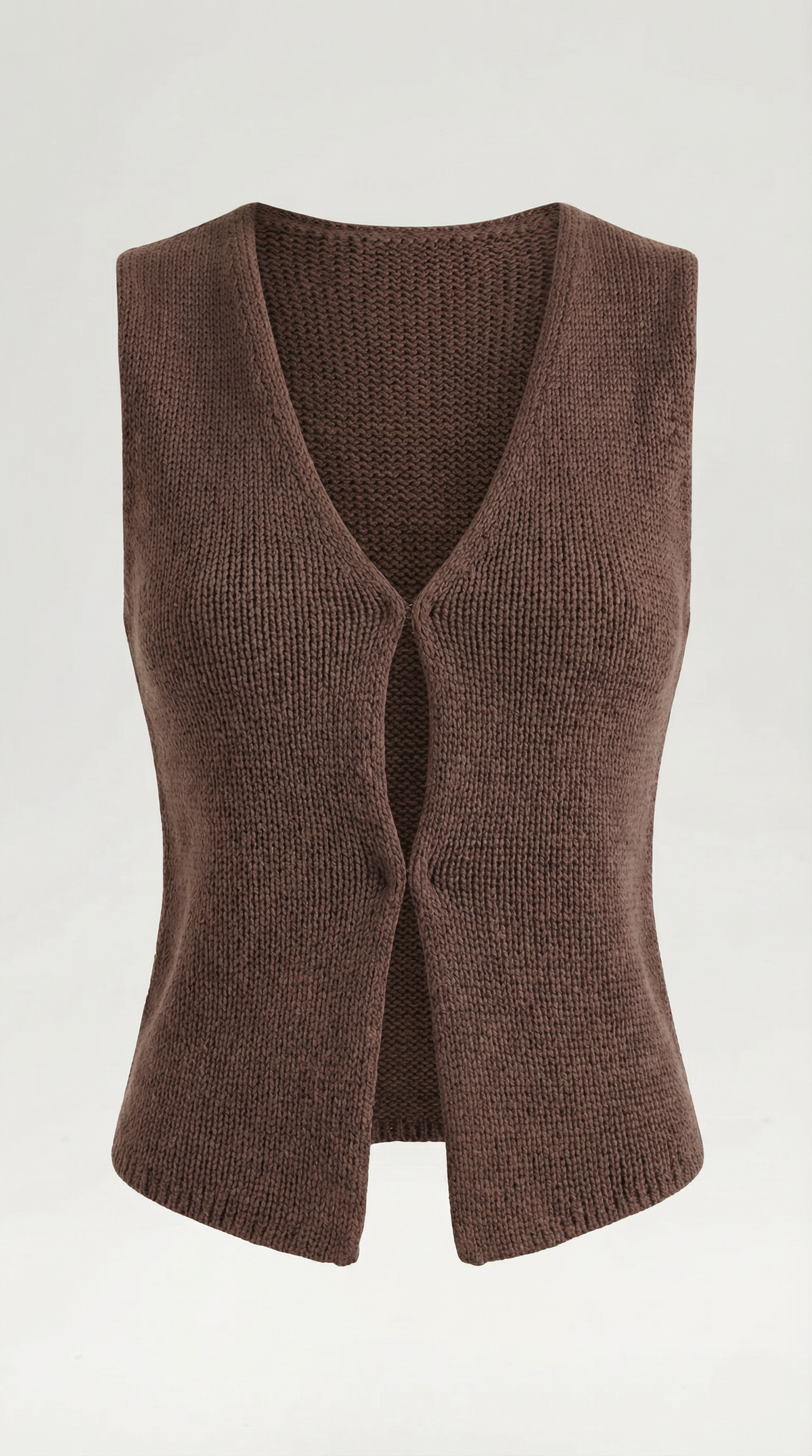 Oberteil aus Strick mit V-Ausschnitt und Cut-out für Damen