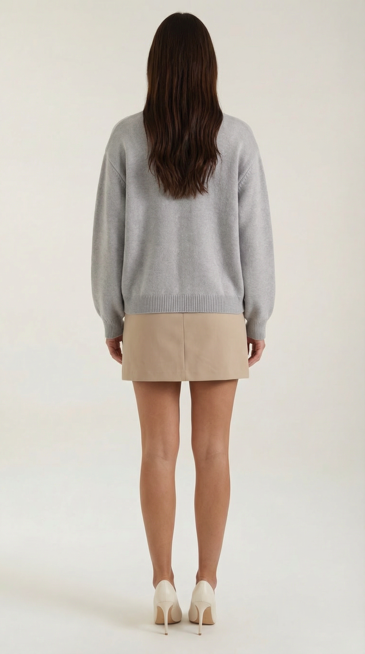 Strickjacke mit Rundhalsausschnitt und Knopfleiste für Damen