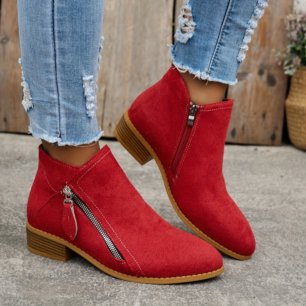 Stiefel Damen aus Kunstleder, orthopädisch und wasserabweisend