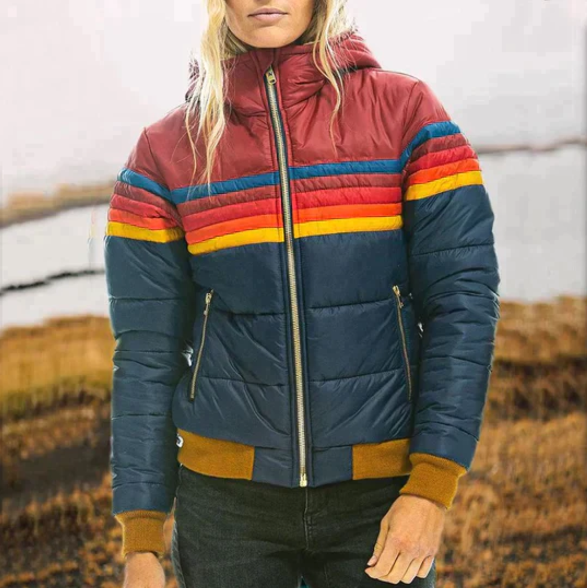 Teddyjacke Damen aus Plüsch, kurze Winterjacke mit Kapuze