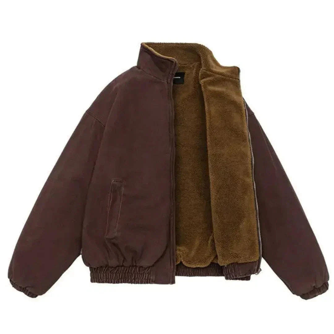 Winterjacke Herren im Oversize-Schnitt mit Stehkragen