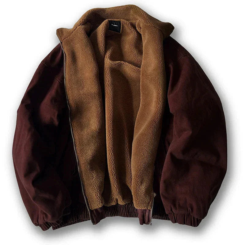 Winterjacke Herren im Oversize-Schnitt mit Stehkragen