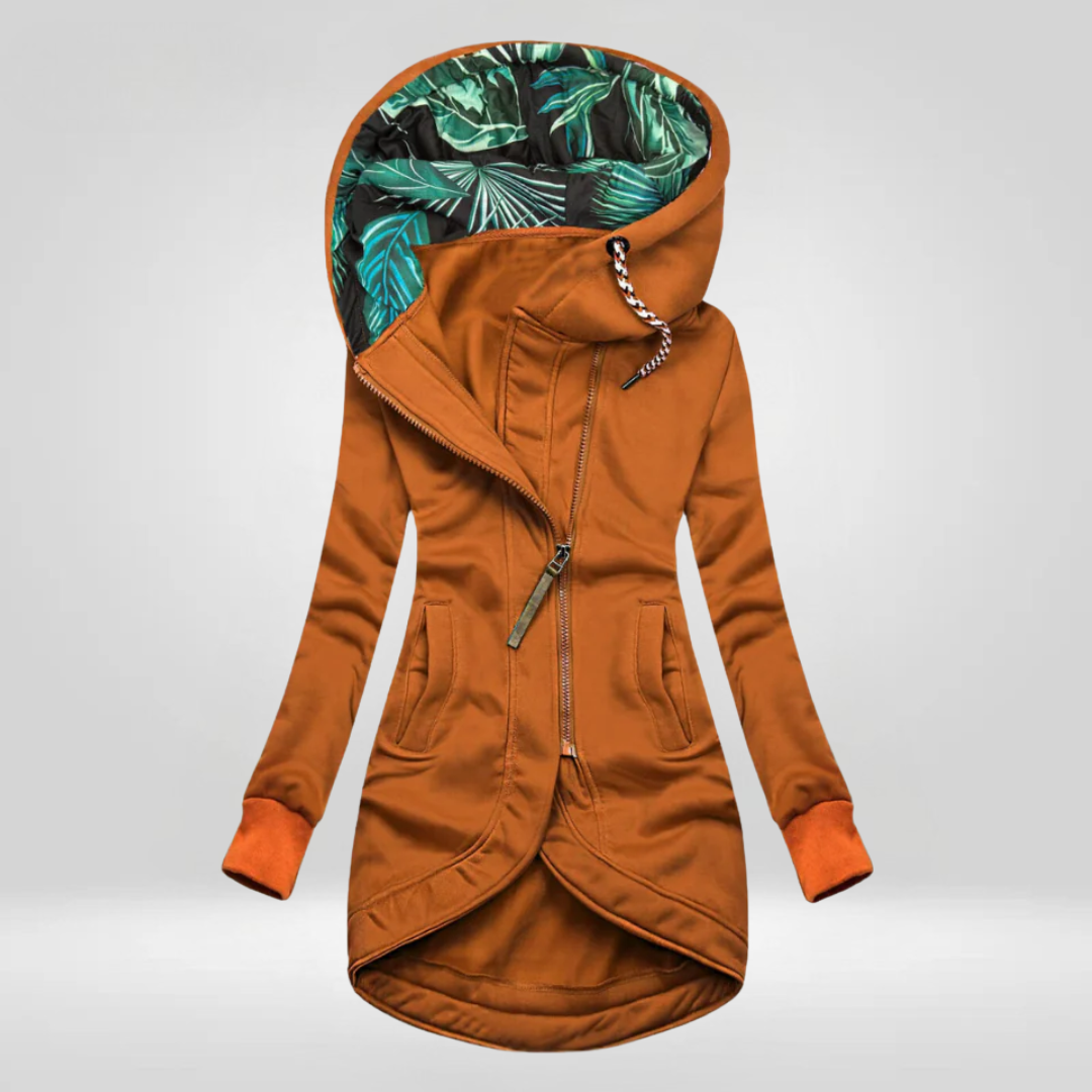 Wintermantel Damen wasserdicht, winddicht und tailliert mit Kapuze