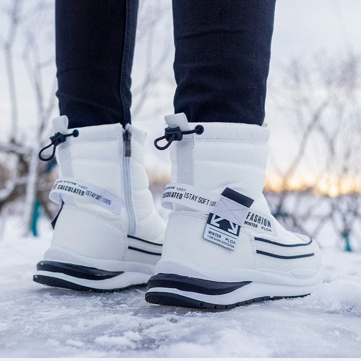 Winterstiefel Herren wasserdicht, orthopädisch mit gepolstertem Schaft