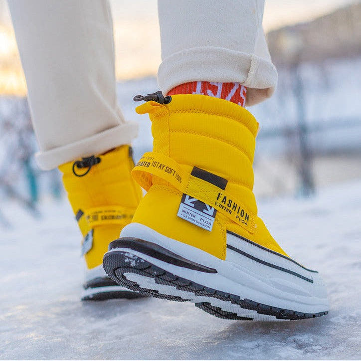 Winterstiefel Herren wasserdicht, orthopädisch mit gepolstertem Schaft