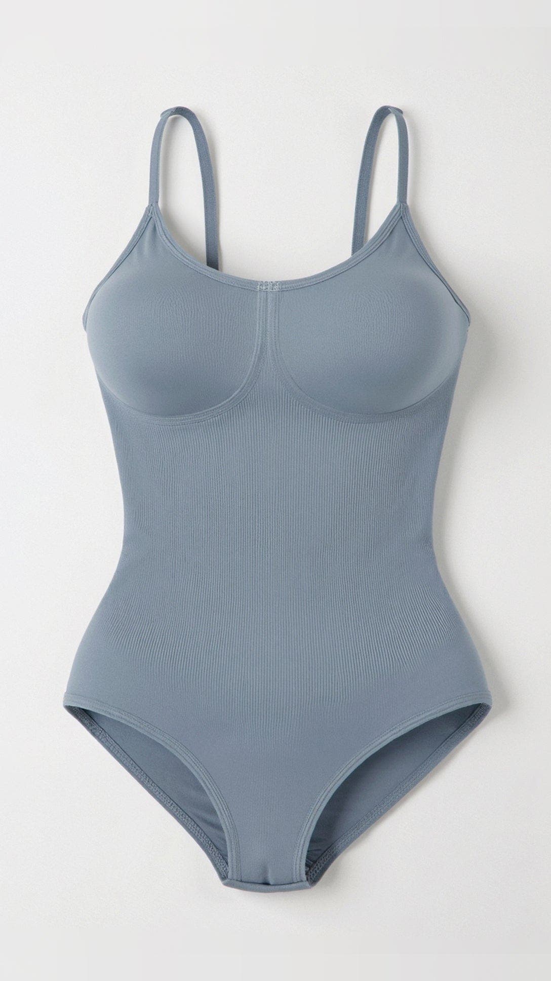 Shapewear Body mit Rundausschnitt und Druckknopfverschluss für Damen