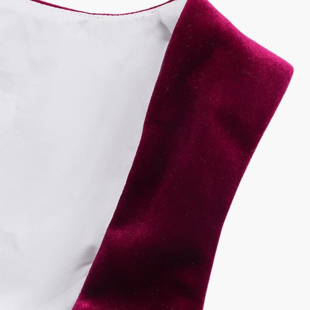 Abendkleid Damen knielang mit samtigem Mieder, Dirndlkleid