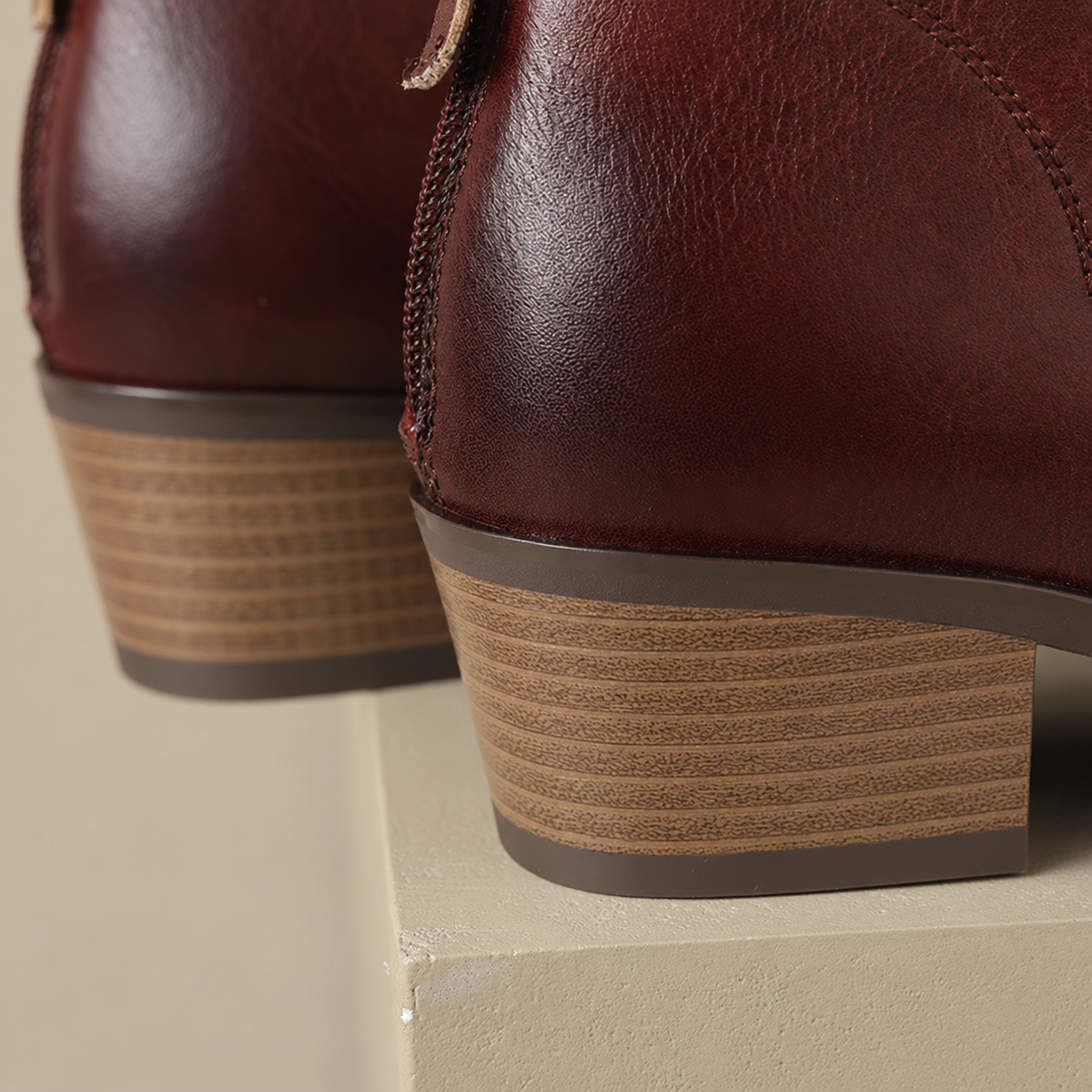 Chelsea Boots Damen mit niedrigem Absatz, knöchelhohe Stiefeletten