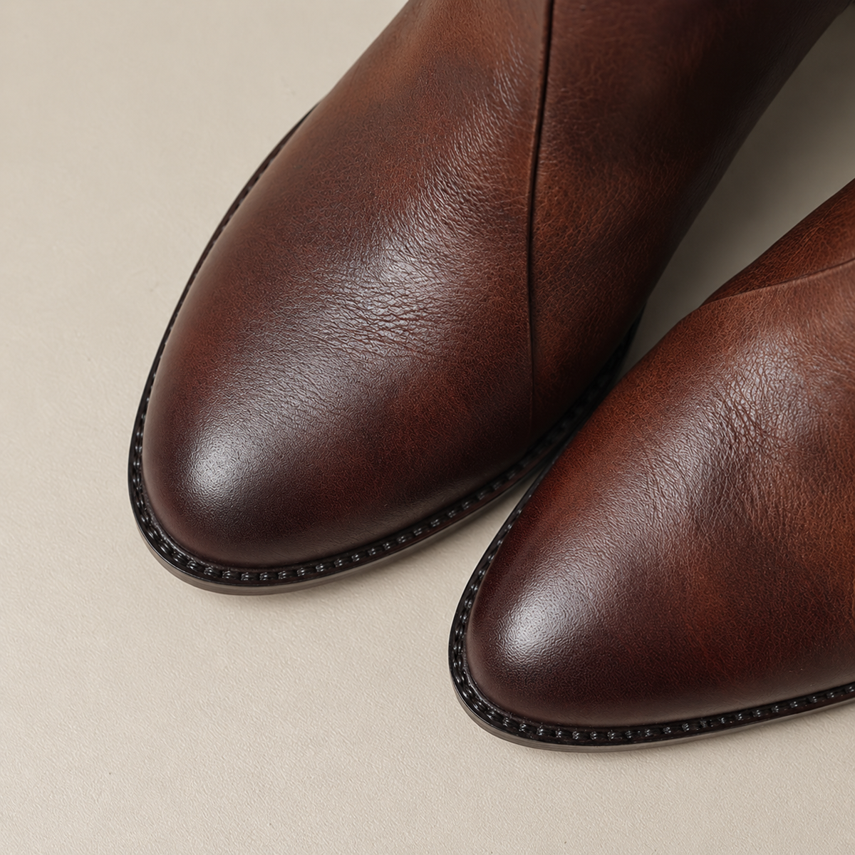 Chelsea Boots Damen mit niedrigem Absatz, knöchelhohe Stiefeletten