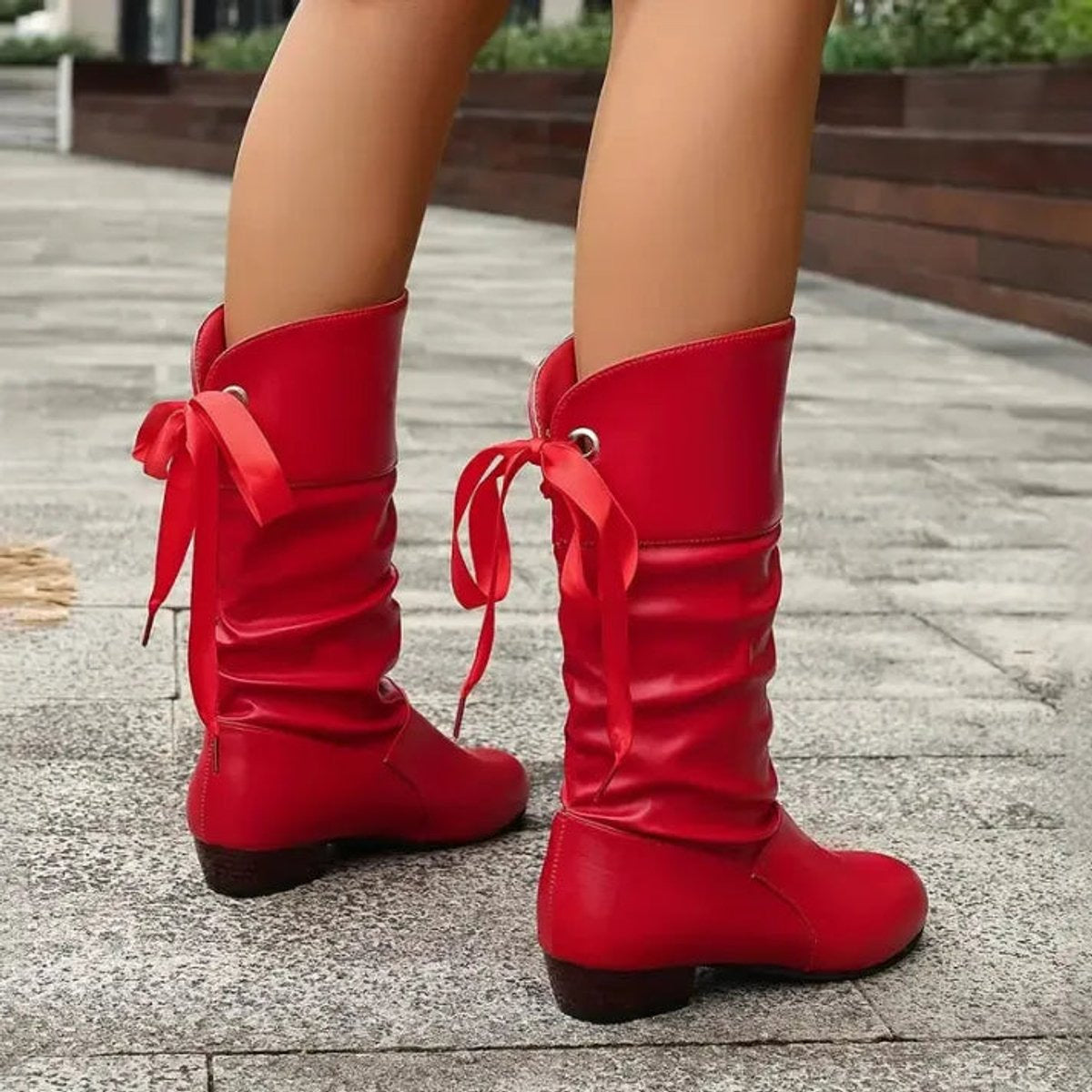 Chelsea Boots Damen mit Schnürung, Stiefeletten für den Alltag