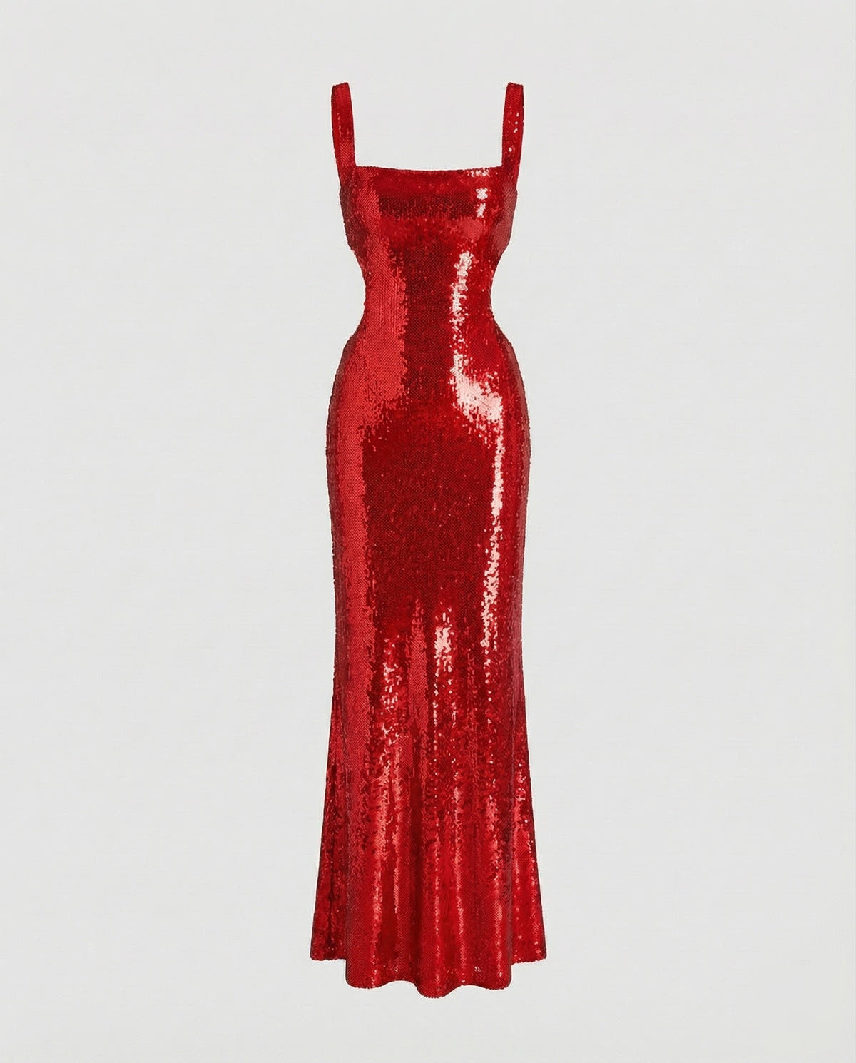 Festliches Kleid mit Pailletten und seitlichen Cut-outs für Damen