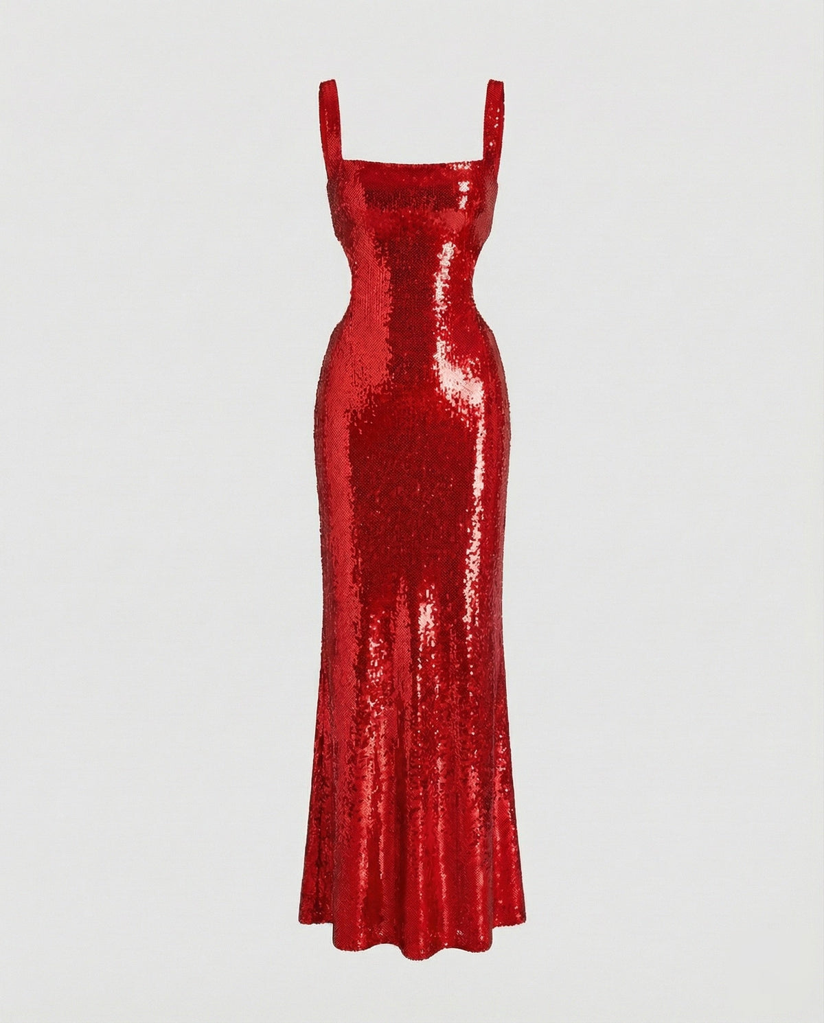 Festliches Kleid mit Pailletten und seitlichen Cut-outs für Damen