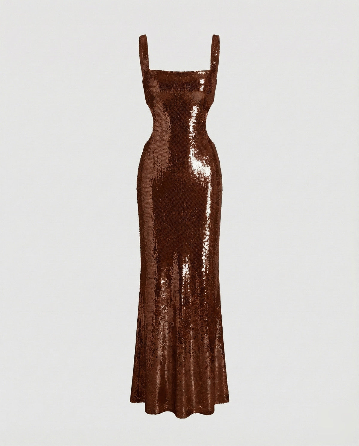 Festliches Kleid mit Pailletten und seitlichen Cut-outs für Damen
