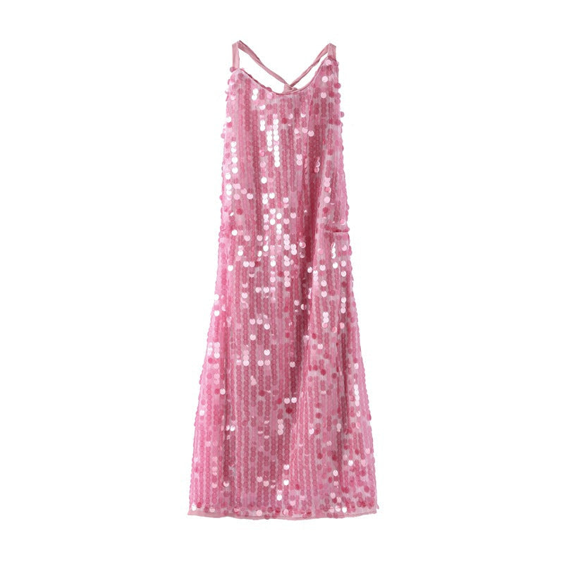 Festliches Kleid mit Pailletten in Minilänge für Damen