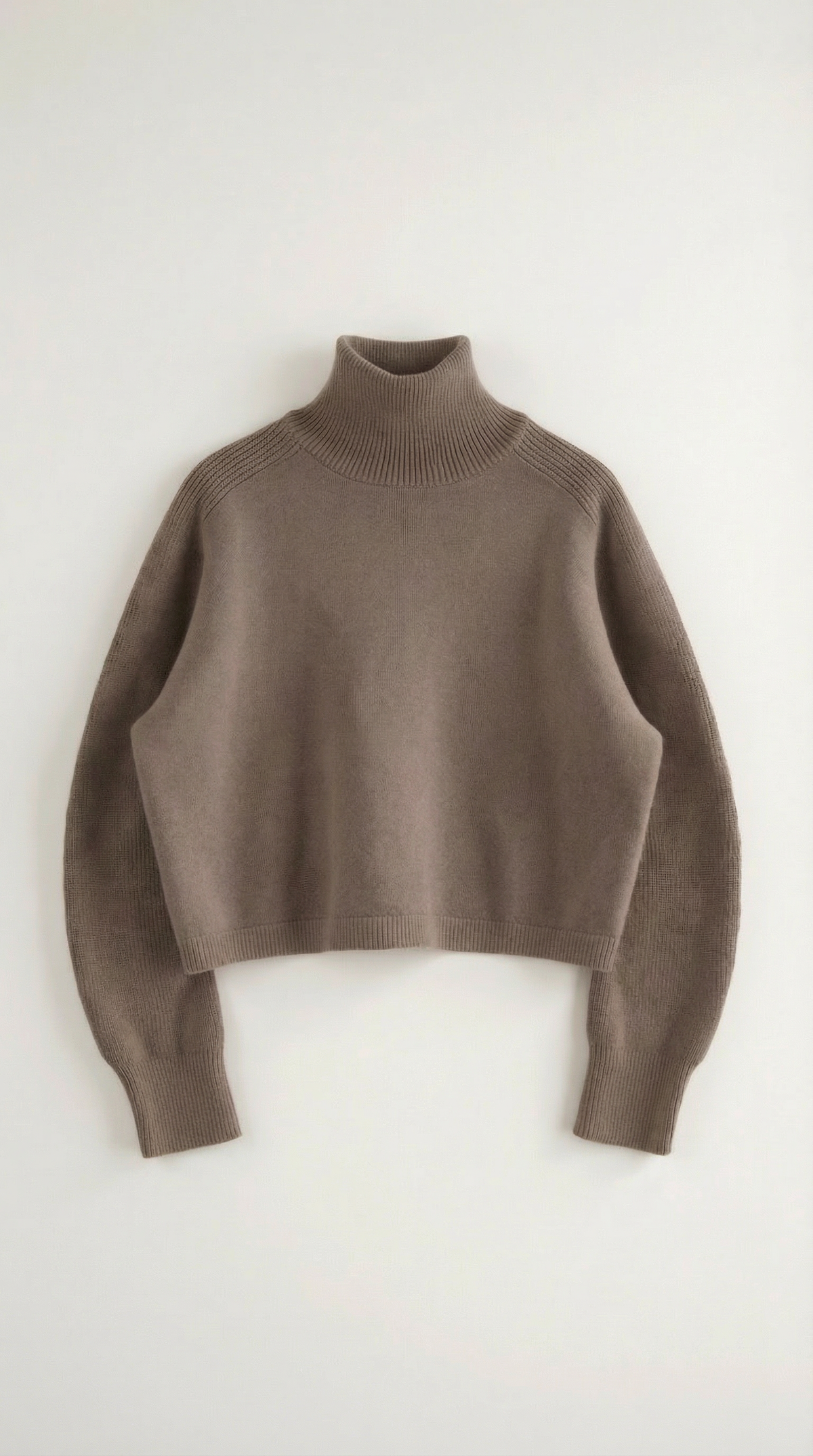 Rollkragenpullover in Oversize mit überschnittenen Schultern für Damen