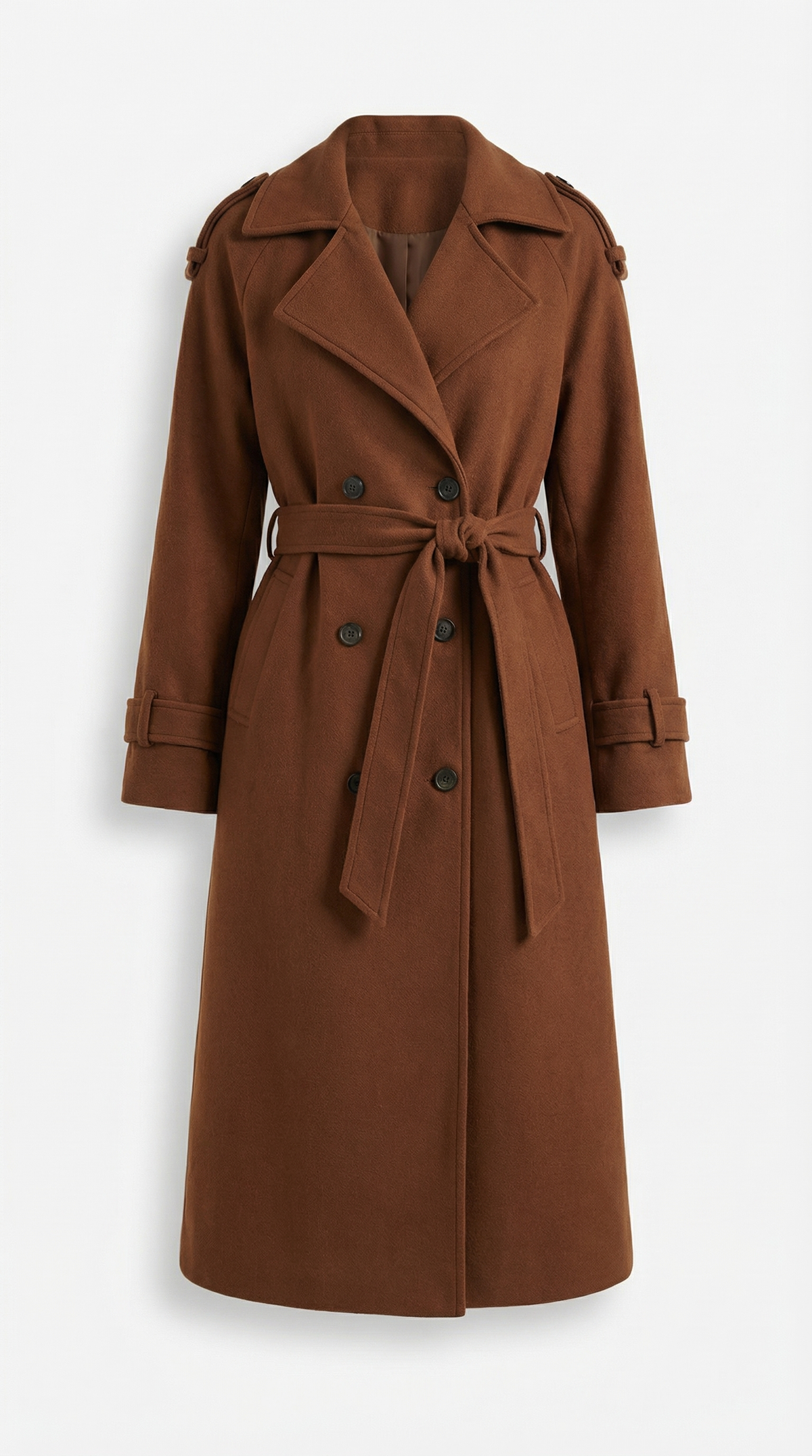 Trenchcoat mit Gürtel und zweireihiger Knopfleiste für Damen