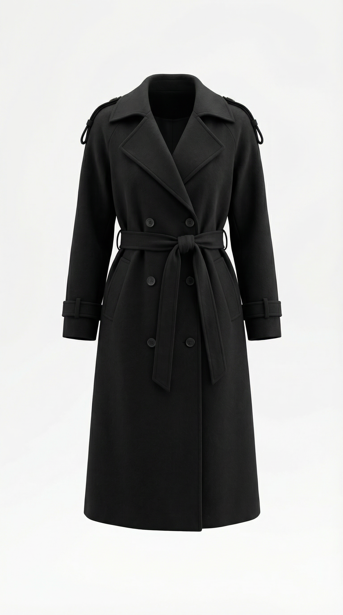 Trenchcoat mit Gürtel und zweireihiger Knopfleiste für Damen