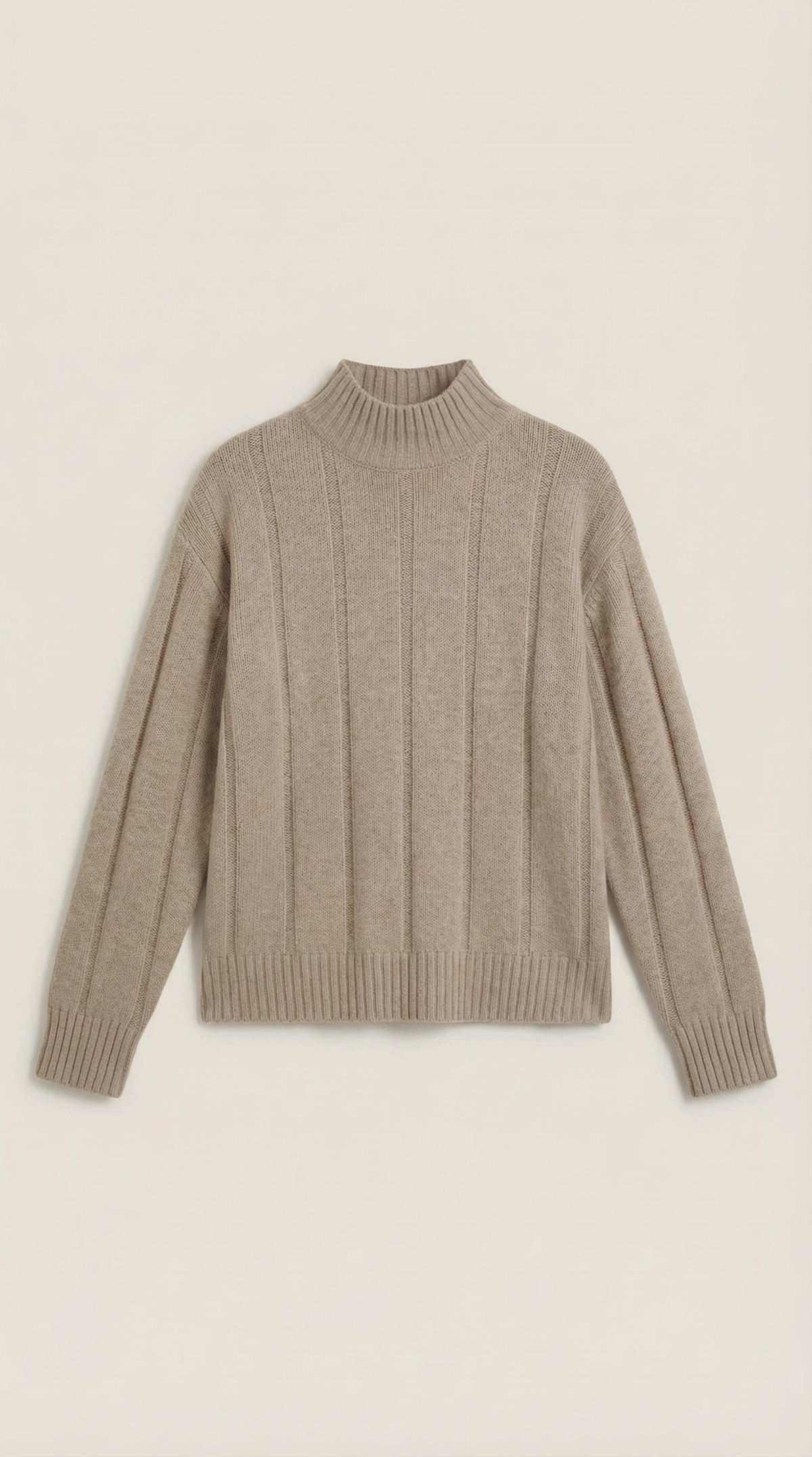Zweiteiler aus Strickpullover und weiter Hose mit Kordelzug für Damen