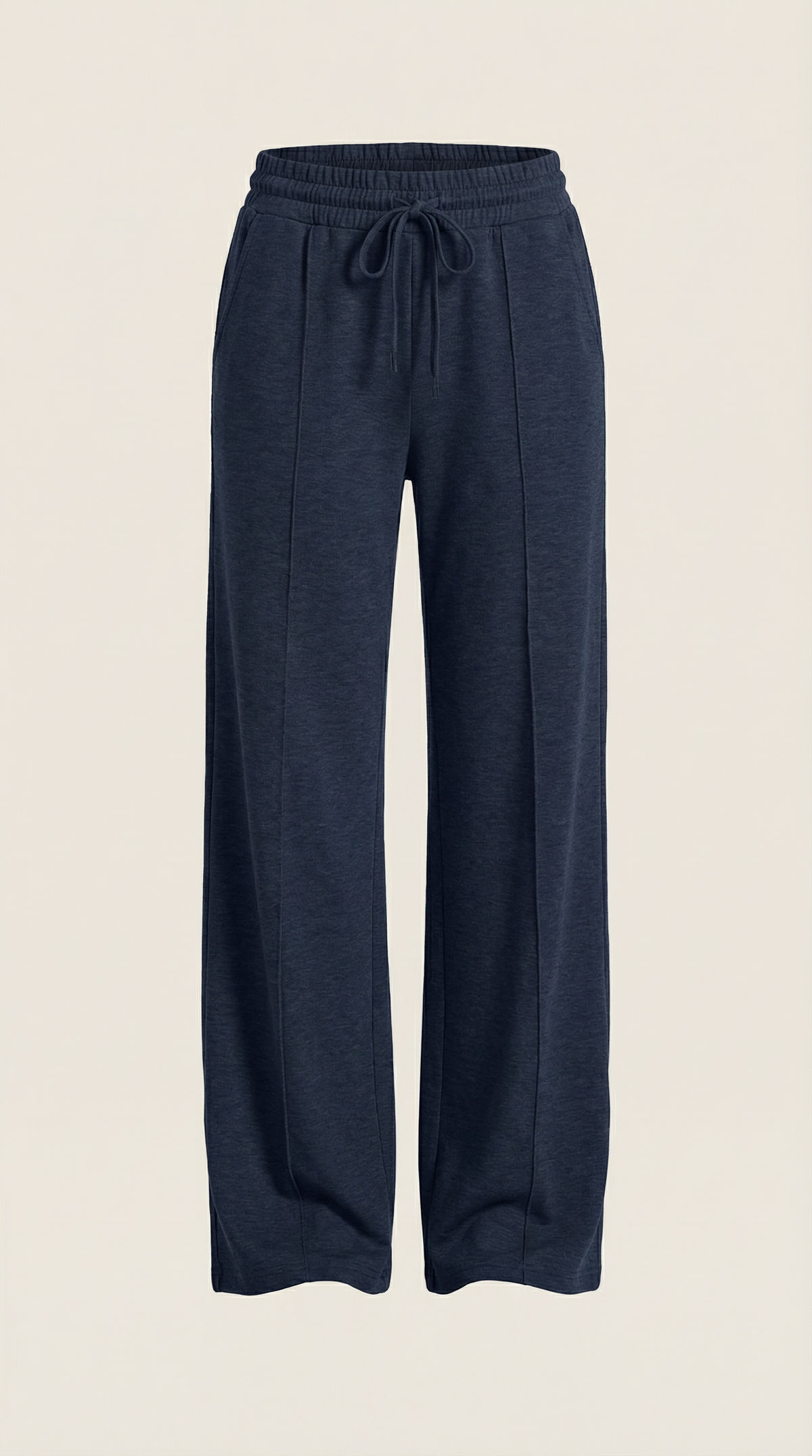 Weite Hose mit Kordelzug und Bügelfalten für Damen