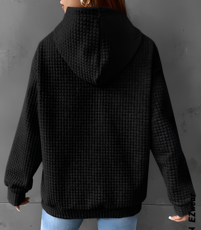 Hoodie Damen atmungsaktiv mit Kapuze und Kängurutasche