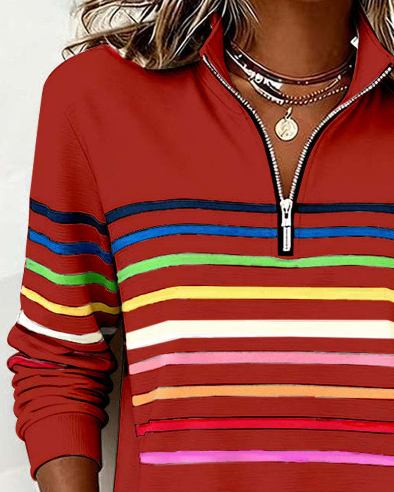 Hoodie Damen aus Baumwollmischung, locker mit Stehkragen