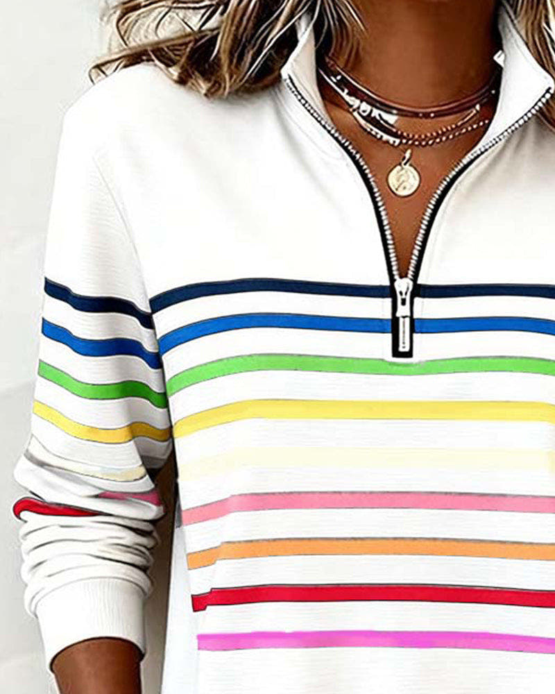 Hoodie Damen aus Baumwollmischung, locker mit Stehkragen