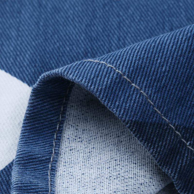 Jeans Damen aus weichem Jeansstoff, weites Bein und hohe Taille