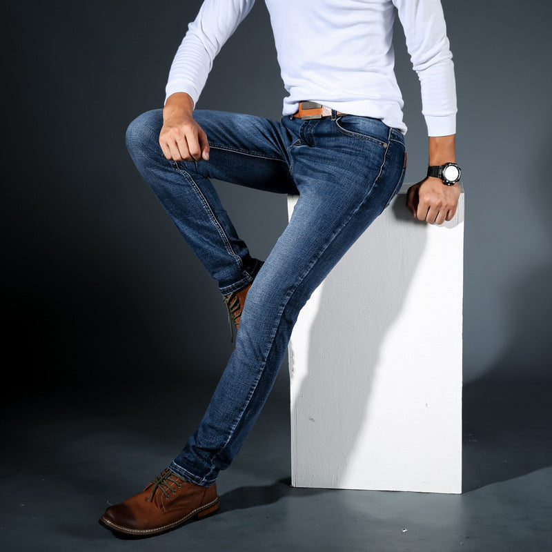 Jeans Herren aus elastischem Denim mit schmaler Passform