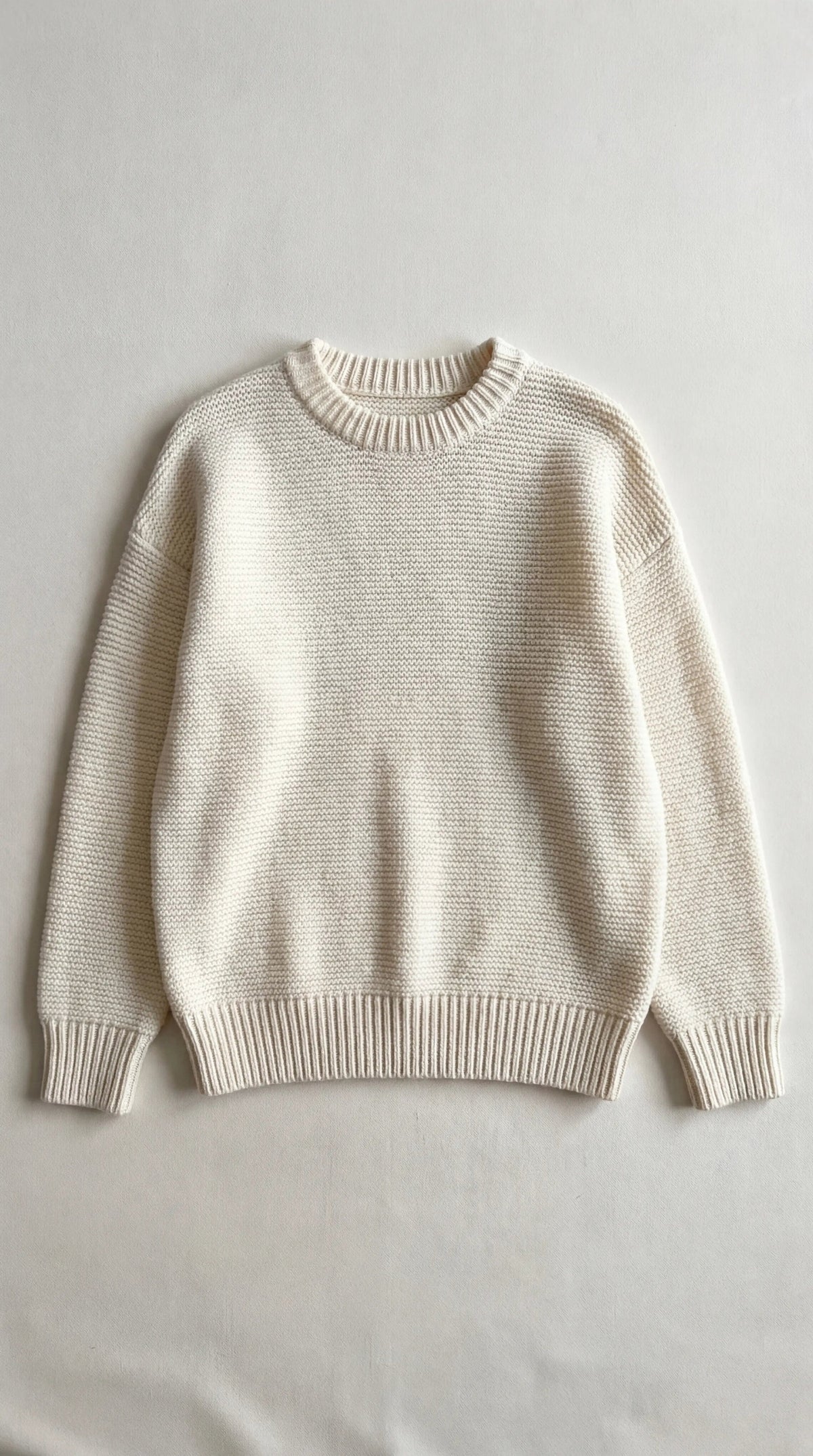 Pullover mit Rundhalsausschnitt und Rippbündchen für Damen