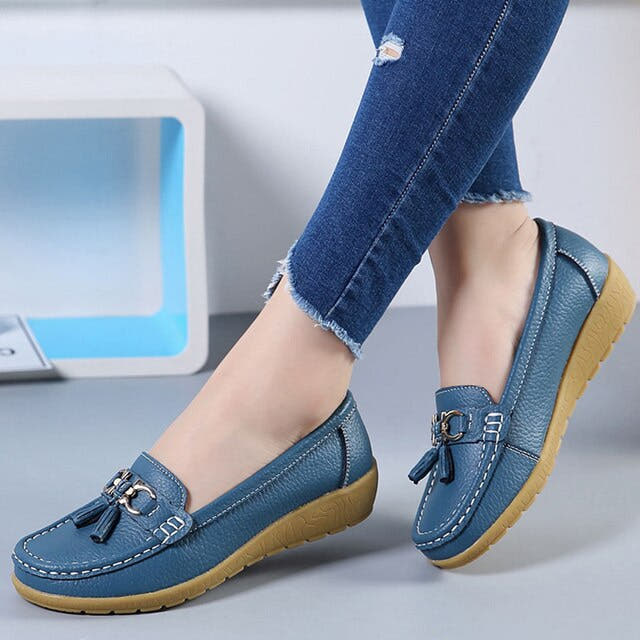 Loafer Damen orthopädisch mit weichem Futter, Freizeitschuhe