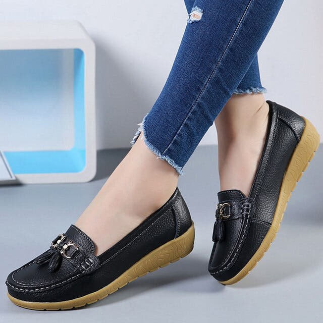 Loafer Damen orthopädisch mit weichem Futter, Freizeitschuhe