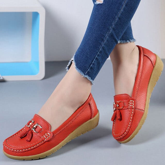 Loafer Damen orthopädisch mit weichem Futter, Freizeitschuhe