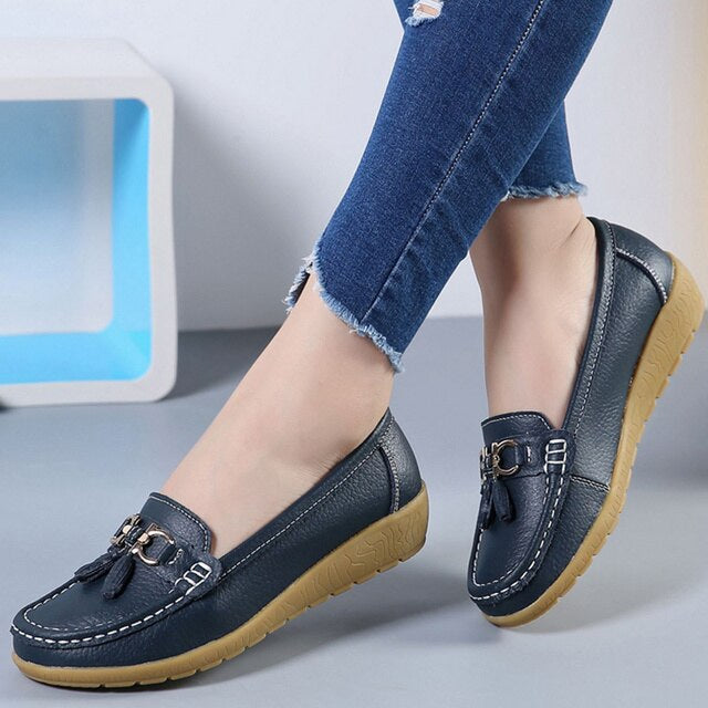 Loafer Damen orthopädisch mit weichem Futter, Freizeitschuhe