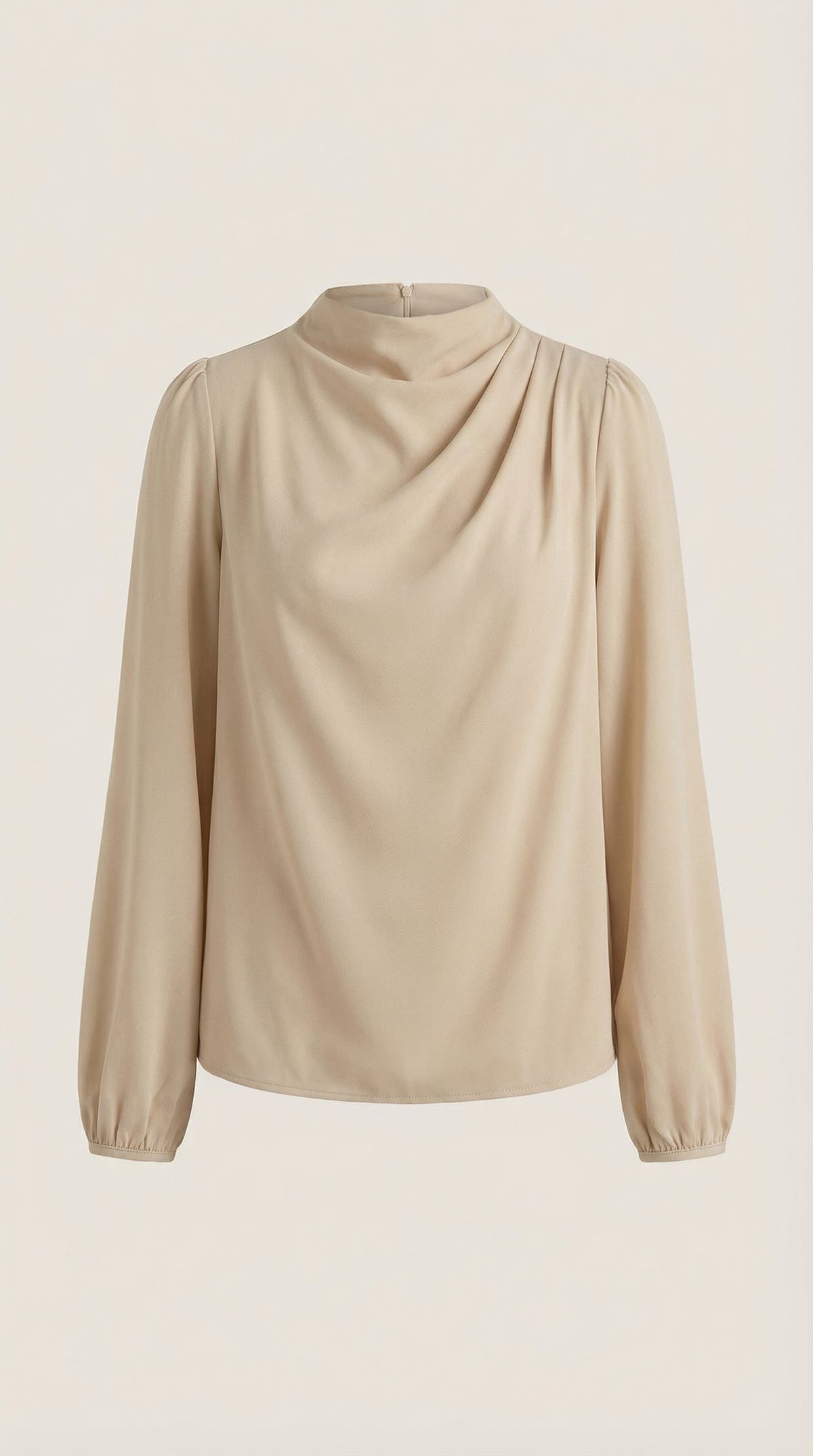 Bluse mit Drapierung und Raffung am Ausschnitt für Damen